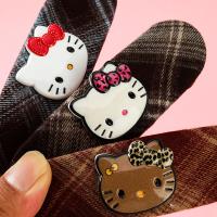 Plaid Cartoon Large Duckbill Hair Clip Alloy 4010402264