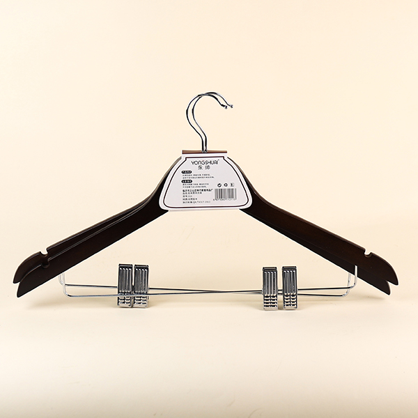 Maple Wood Hanger with Clips 2-Pack