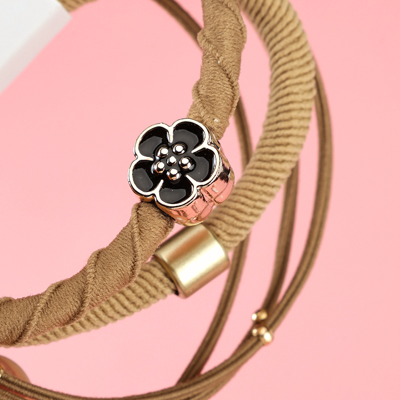 Three Milk Tea Flower Accessories Rubber Band 4012201942