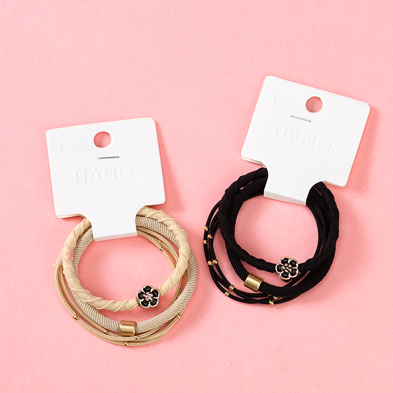 Three Milk Tea Flower Accessories Rubber Band 4012201942
