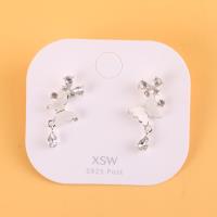 XSW锆石蝴蝶水滴钻耳钉 3