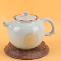 DC天青汝窑金福如意壶 2