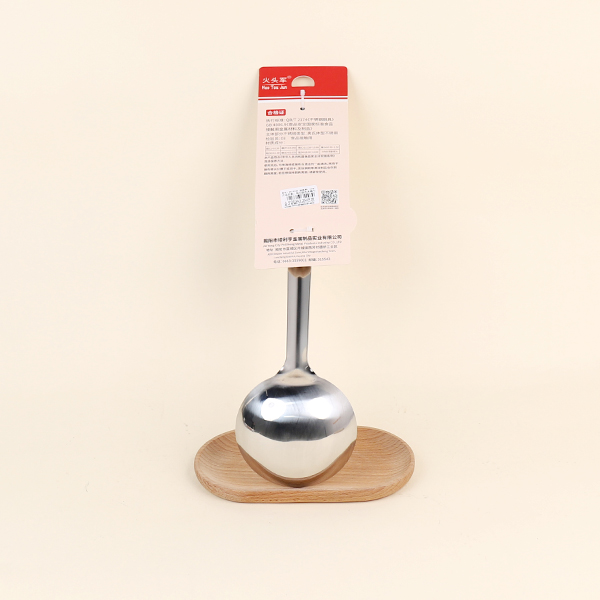 201 Stainless Steel Wooden Handle Spoon 108010035