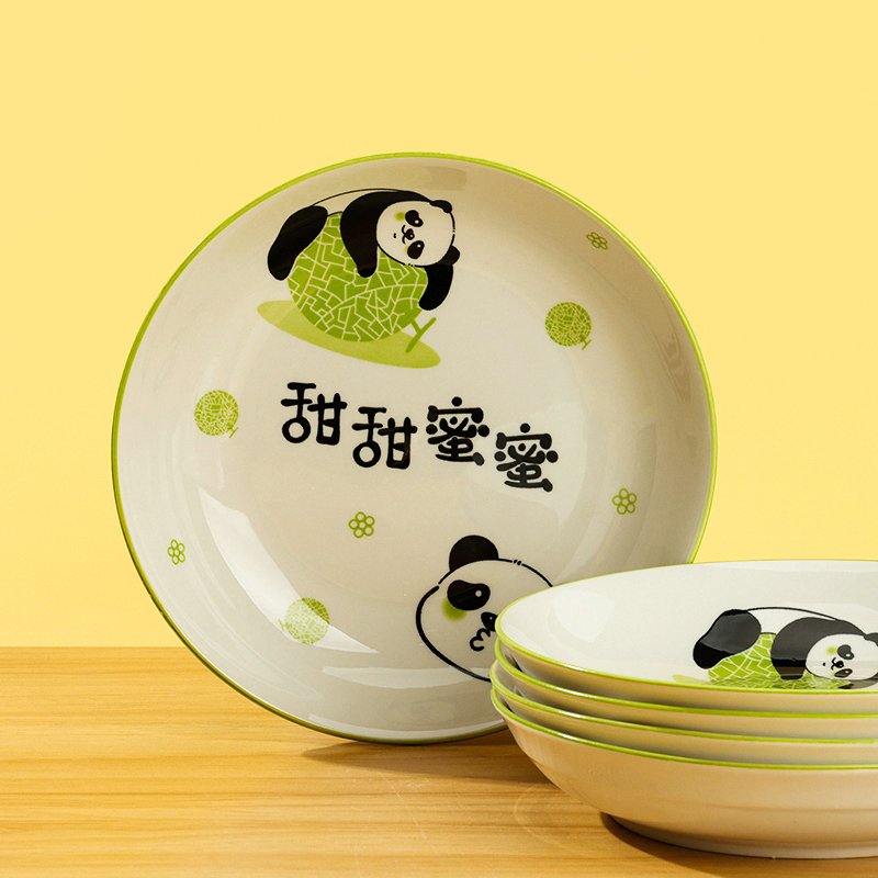 Yongfeng 7 Inch Ceramic Fruit Plate Tiantianmi 1200400434
