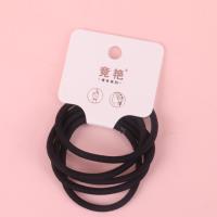 JY5根简约黑色混合装皮筋 2