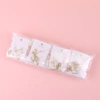 MZQ锆石蝴蝶结珍珠流苏耳坠 4