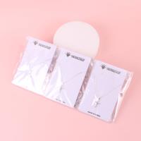 YY十字架银色项链 4