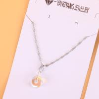 YY平安扣银色项链 4