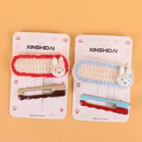 XSD毛线针织卡通压夹 2