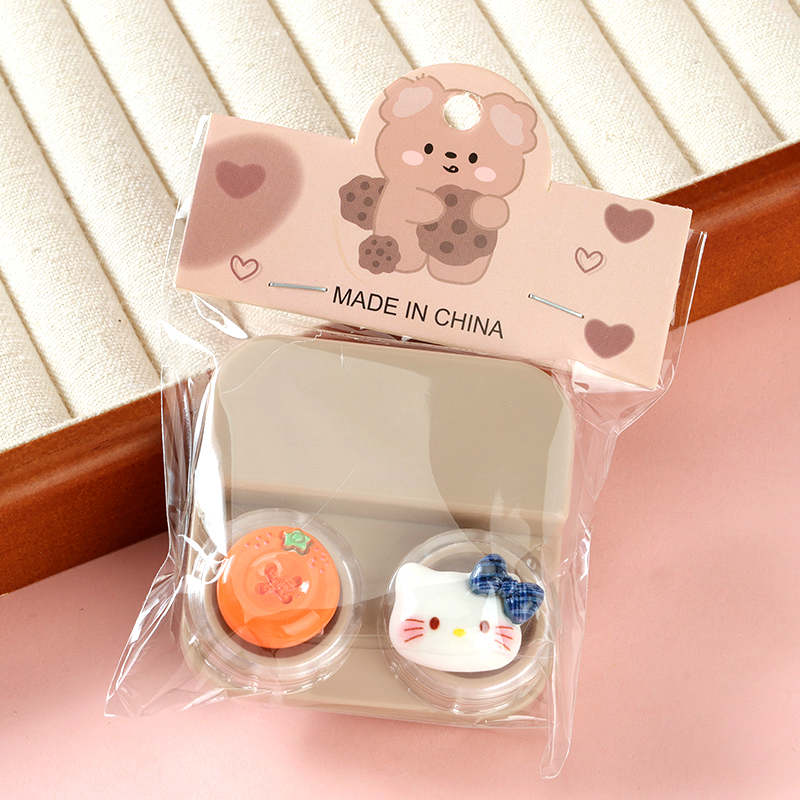 Drawer Style Cartoon Contact Lens Case Plastic 4030400174