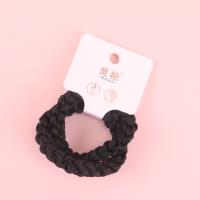 JY88015黑毛线编织混款皮筋 3