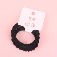 JY88015黑毛线编织混款皮筋 5