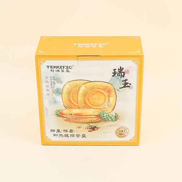 365 Ruiyu Xiangyun Heat Resistant Glass Plate 7.5 Inch 116070001