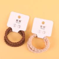 JY30入两根咖色四方辫皮筋 3