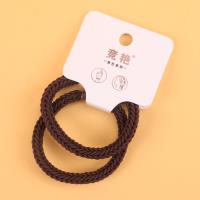 JY30入两根咖色四方辫皮筋 4