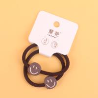 JY30入两根咖色笑脸M豆混款皮筋 5
