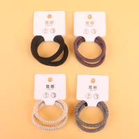 JY30入两根咖色粗杂线皮筋 2
