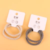 JY30入两根咖色粗杂线皮筋 3