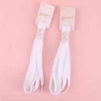 WS白色宽扁平鞋带 3