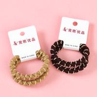 Nylon Two Simple Curry Color Rubber Bands 4012202022