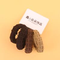 AH吊卡4根格纹咖毛巾圈 2
