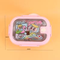 小叶6975大号不锈钢饭盒1.2L 2