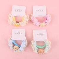 RX彩色面包小狗花边皮筋 2