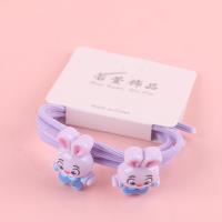 RX彩色兔子警官2根皮筋 5