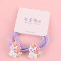RX彩色彩虹小马2根皮筋 4