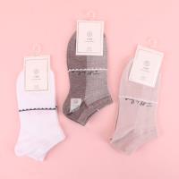 彩姿棉字母女士船袜 2