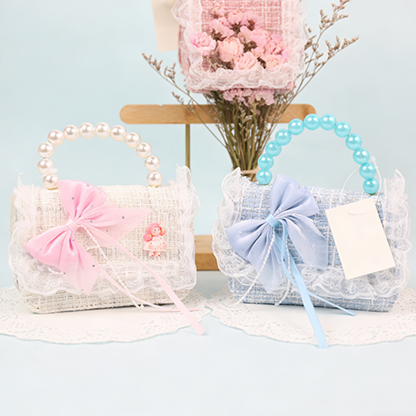 8807 Lace Bow Handbag