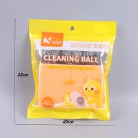 四片彩色百洁布+三球（2609） 2