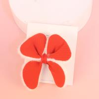 蝴蝶结红色压夹 2
