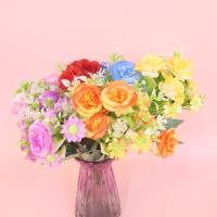 XY15头小菊玫瑰仿真花 3