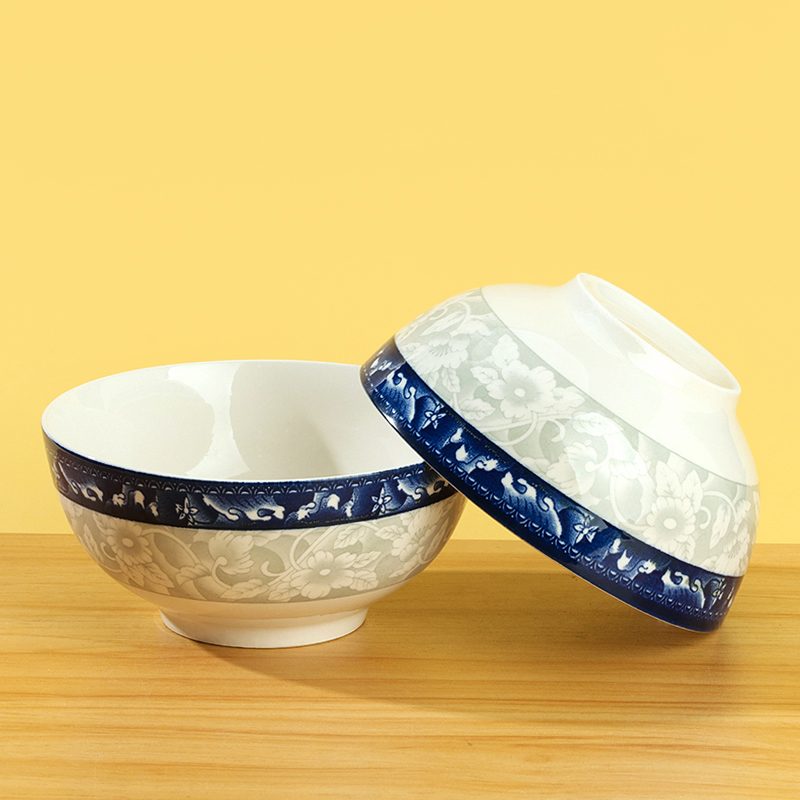 6 Inch Floral Ceramic Bowl