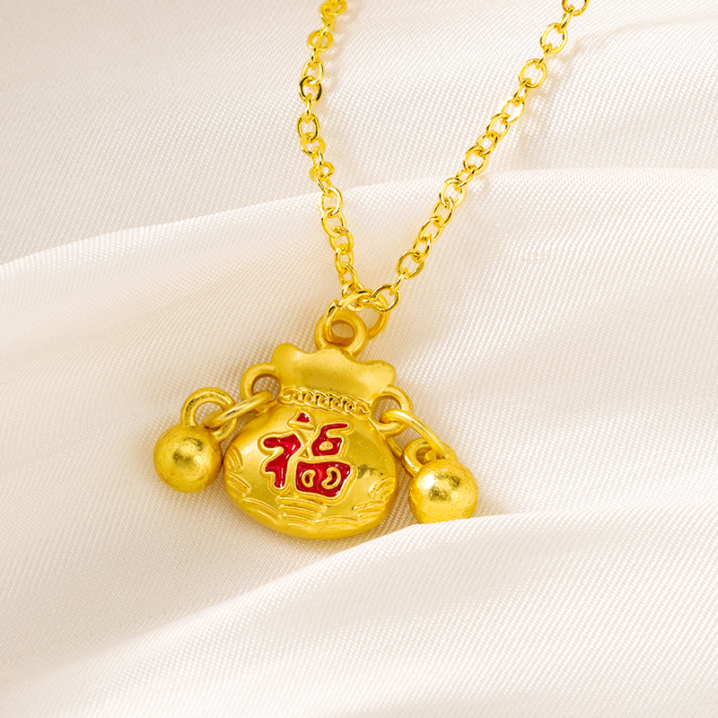Fortune Money Bag Necklace