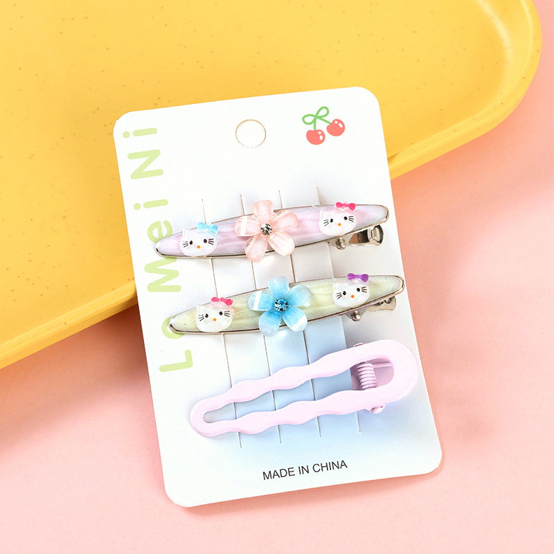 Colorful Flower Duckbill Hair Clip