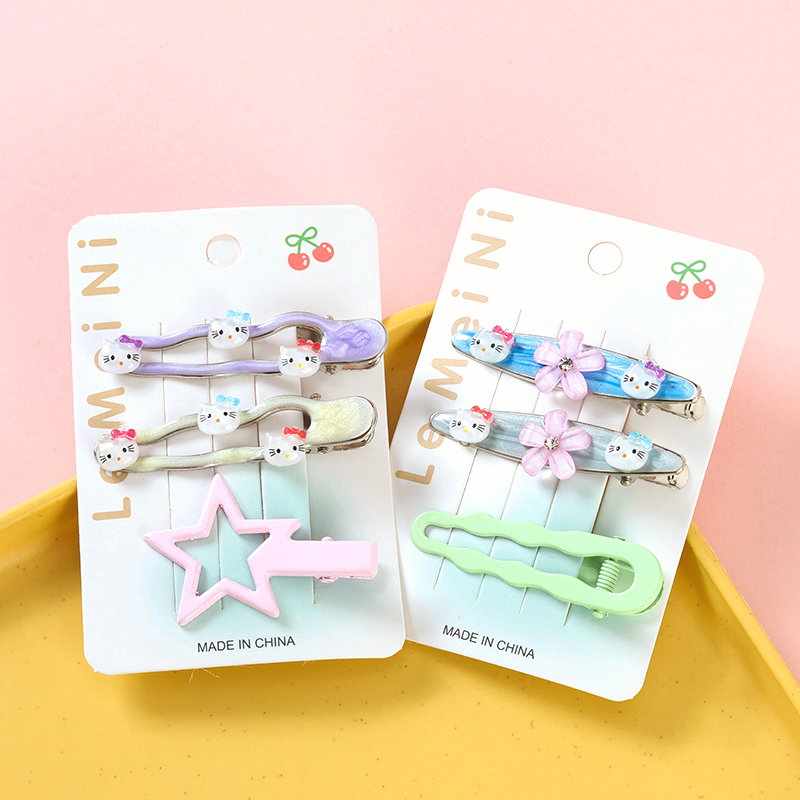 Colorful Flower Duckbill Hair Clip