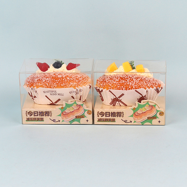 Coconut Cake Squeeze Food Play Stress Toy PU