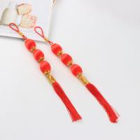 三个圆柱灯笼中国结挂件 3
