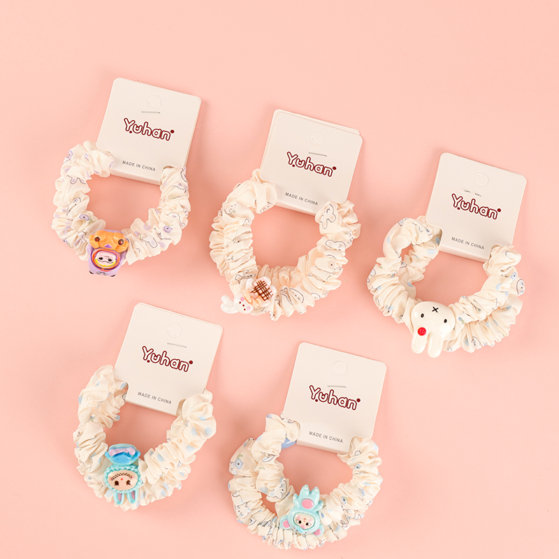 Printed Pattern Hair Scrunchie