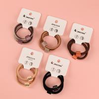 Boxed Two Curry Color Frosted Accessories Nylon Hair Tie 4012202179