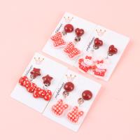ZRYP彩珠树脂混款耳夹 3