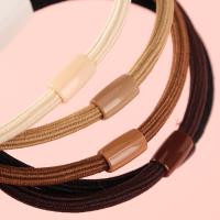 Boxed Five Curry Small Tubular Nylon Hair Ties 4012202218