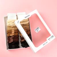 Boxed Two Curry Bear-Labeled Nylon Hair Ties 4012202229