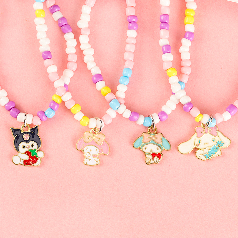 Enamel Sanrio Pendant Necklace