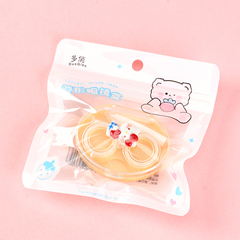No-Twist Cap Contact Lens Case Plastic Resin