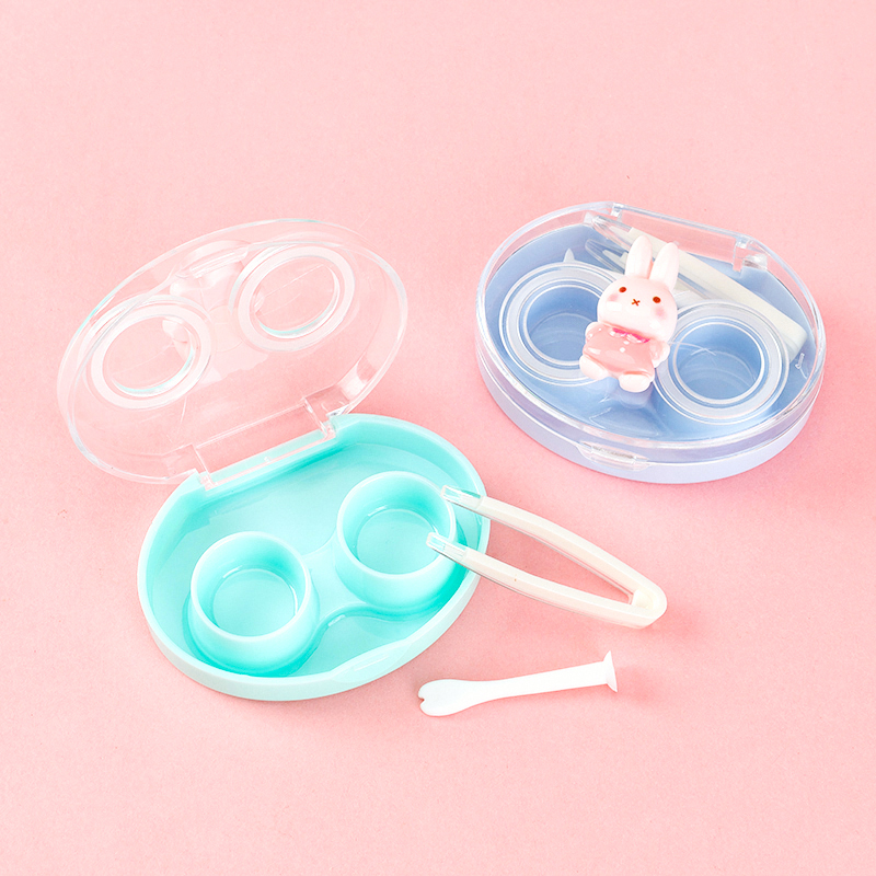 No-Twist Cap Contact Lens Case Plastic Resin