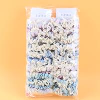 RX格子针织花边布圈皮筋 4