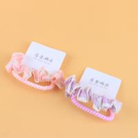 RX亮纱布花边布圈皮筋 2